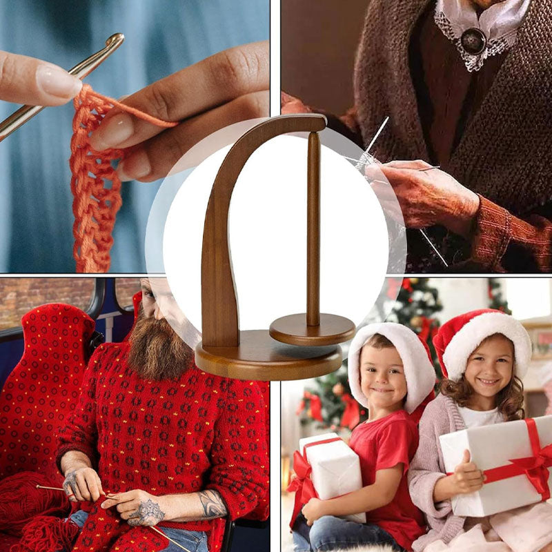 Rotara™ - Portable, rotating yarn stand 