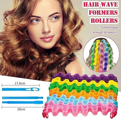 CurlSerene™ - Hitzefreies Spiralhaarband-Set