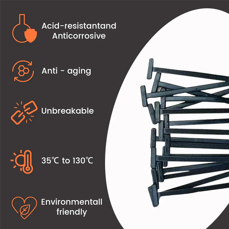 LockStrap™ - Robuste selbssichernde Kabelbinder für sichere Organisation