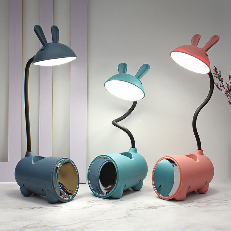 Moderne LED-Schreibtischlampe mit Stifthalter und Touch-Steuerung