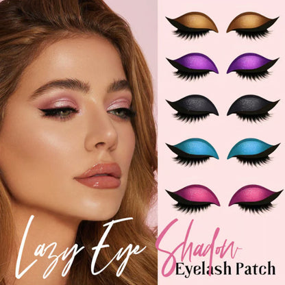 3-in-1 Lidschatten-, Eyeliner- und Wimpernaufkleber-Set für sofortigen Glamour