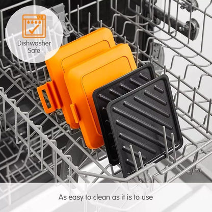 Kompakter Mikrowellen-Toastie-Sandwichmaker für schnelle Snacks