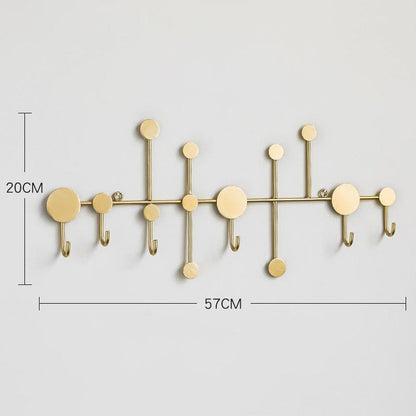 Minimalistische moderne Wandhaken für stilvolle Heimorganisation