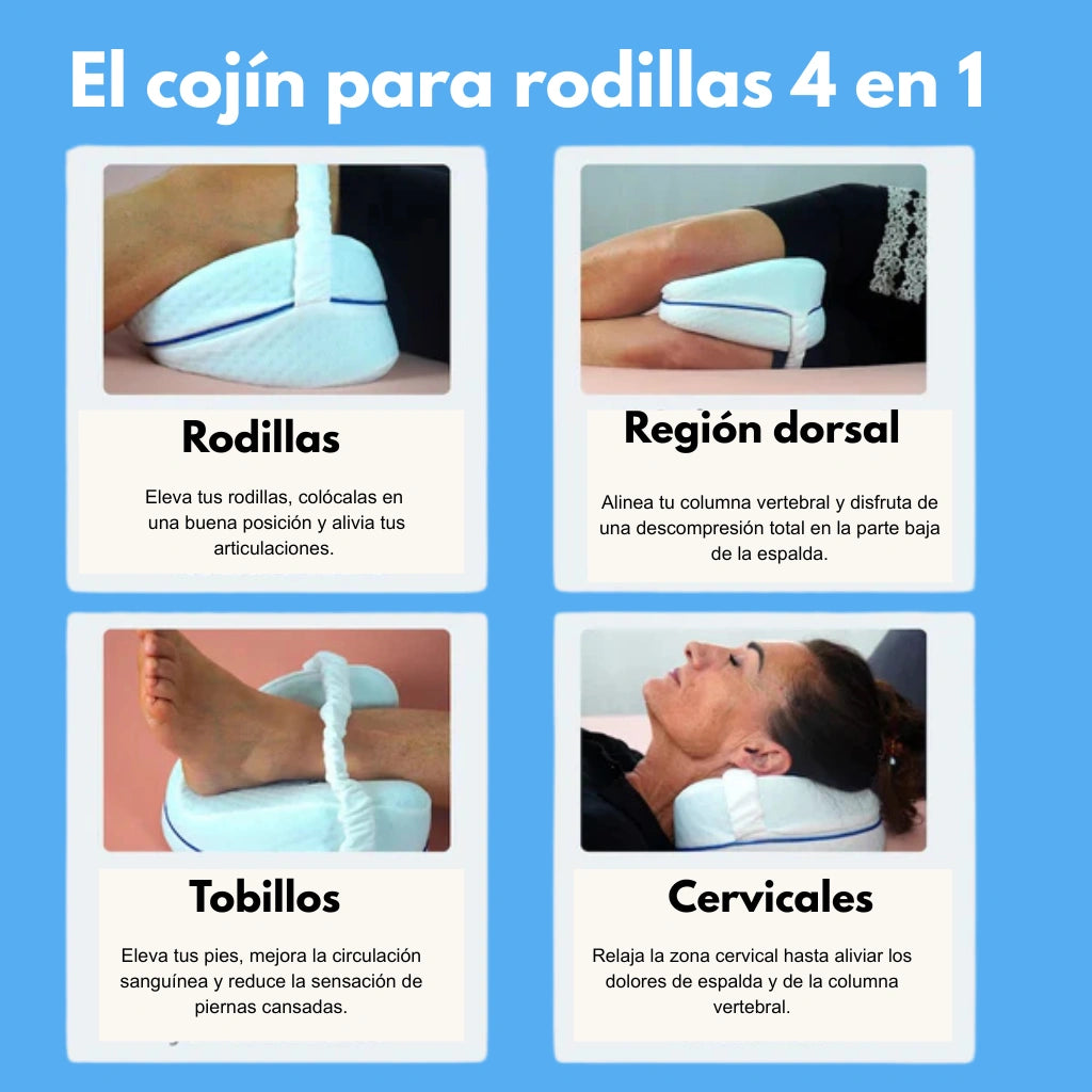 Ergonomisches Beinkissen aus Memory-Schaum für Seitenschläfer