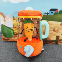 PlushPress™ | Cartoon Plush Doll Toy Carrot Juicer Shape Decorations