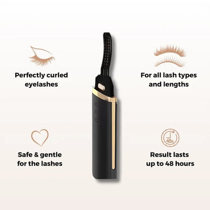 GlamHeat™ | Heated Eyelash Curler 