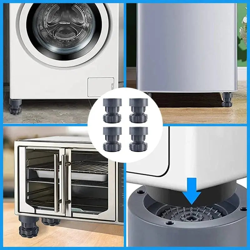 VibeGuard™ - Verstellbare Anti-Vibrations-Pads für Waschmaschinen
