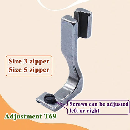 ZipFlex™ | Adjustable Zipper Foot Sewing Machine