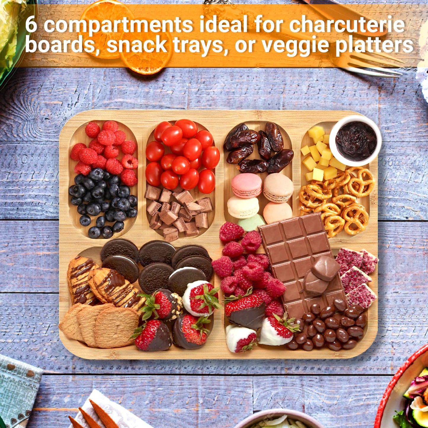 SnackSavvy – Einfaches, organisiertes Servieren für beeindruckend frische Snacks