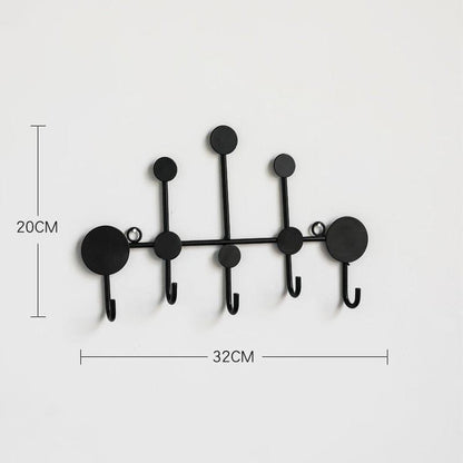 Minimalistische moderne Wandhaken für stilvolle Heimorganisation