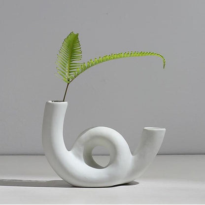 Modernes minimalistisches Keramikvase-Set für Wohnkultur