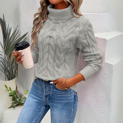 Hedda™ | Knitted turtleneck sweater