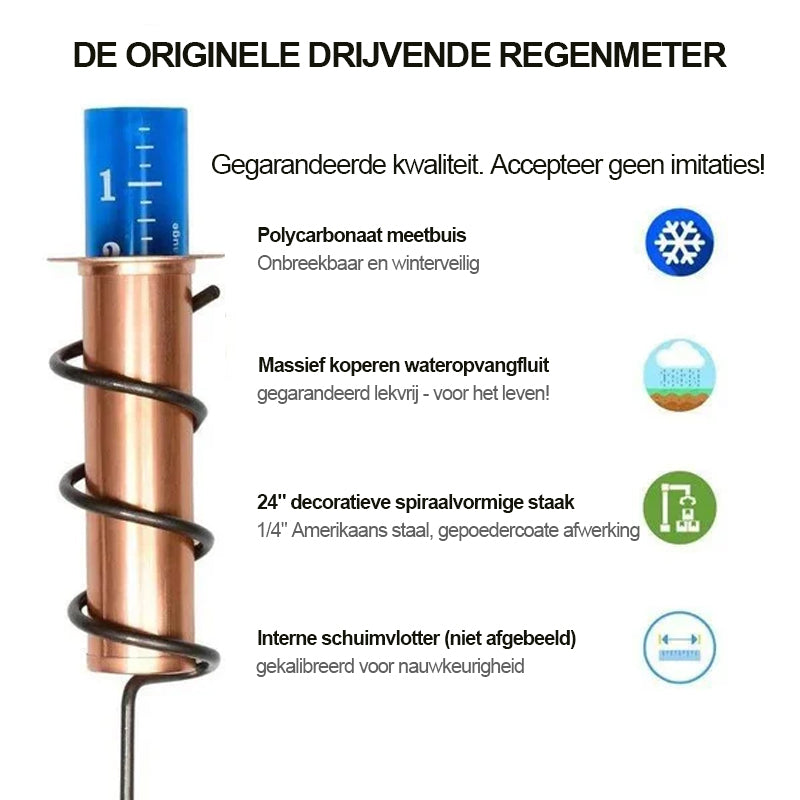 RainDrop™ | Pear Rain Gauge