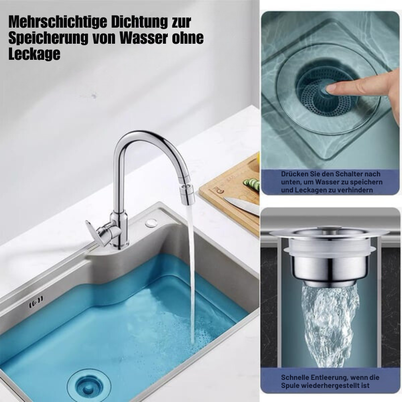 CleanFlow™ – New Improved Siphon Strainer Basket Drain