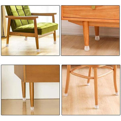 SwiftlyGlide™ | Silicone Table and Chair Leg Protectors [2+2 Free]