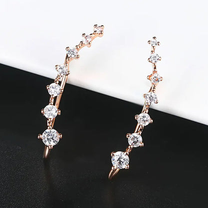 Holly™ - Diamond earrings with seven stars