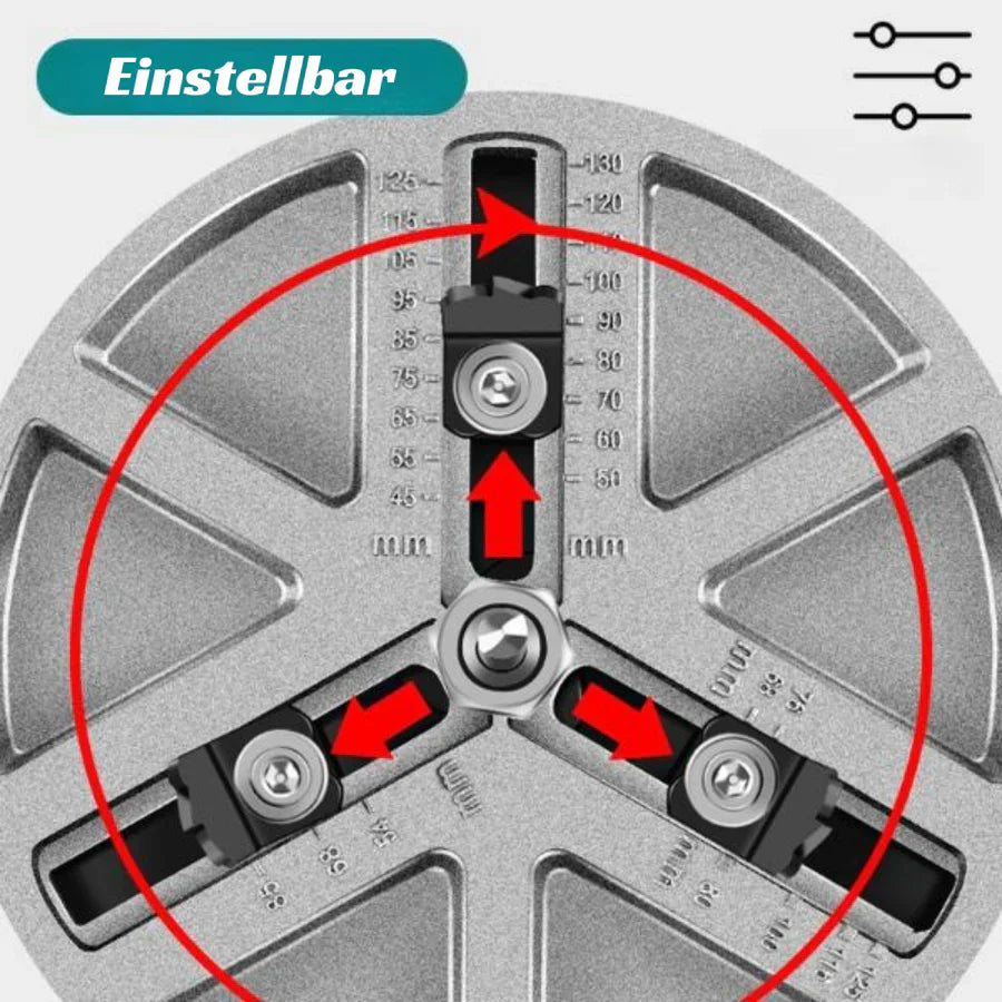 BoreMaster™ | Adjustable precision hole saw for drills