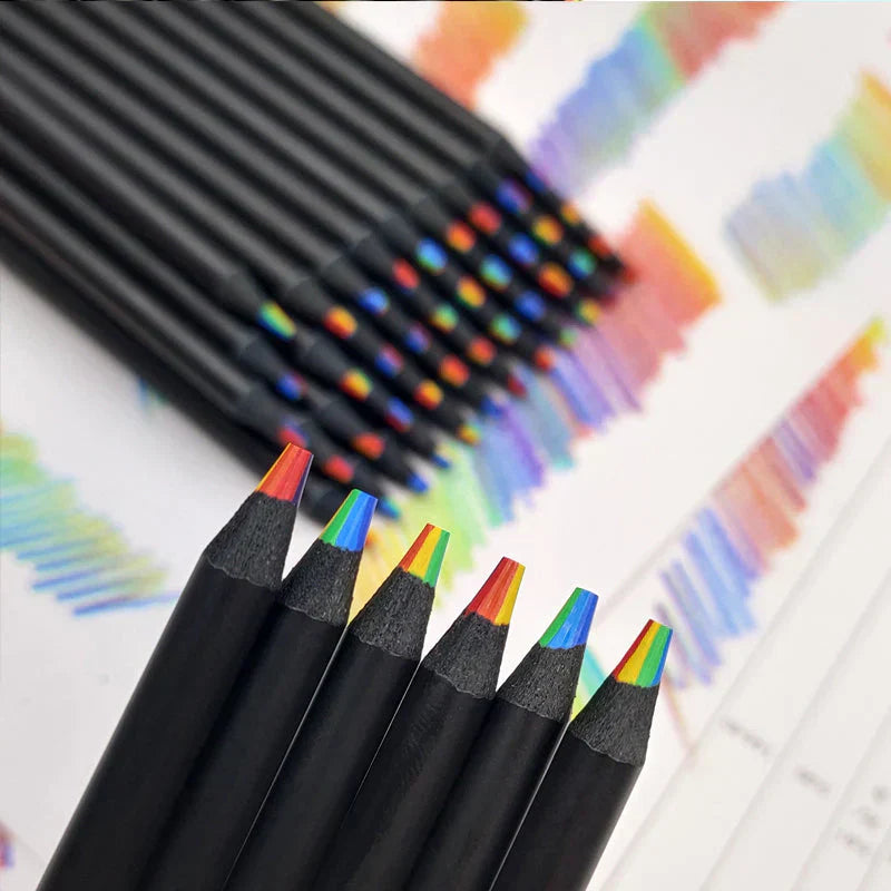 ColorWhirl™ – Rainbow colored pencil with 7 colors