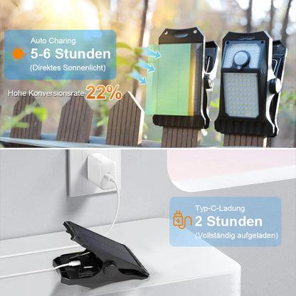 SolGlow™ – Waterproof solar clip light for all weather