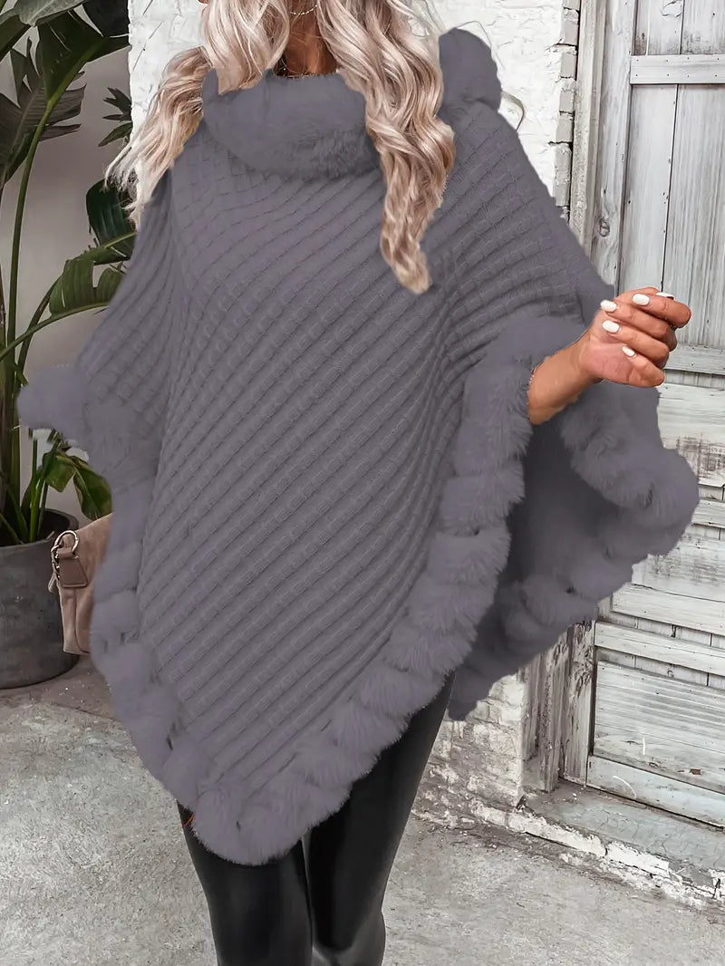 FurWarm™ - Luxurious Warm Sweater with Fur Trim