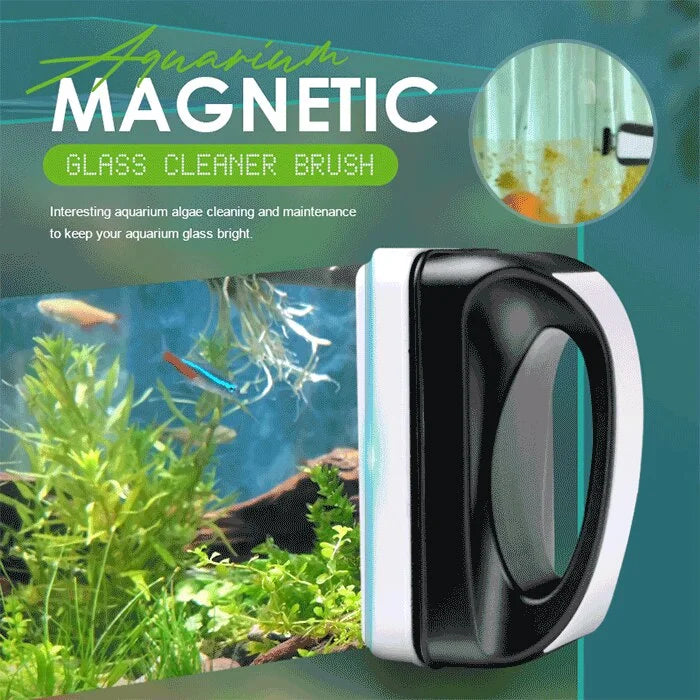 MagClean™ | Magnetic Aquarium Glass Cleaner Scraper