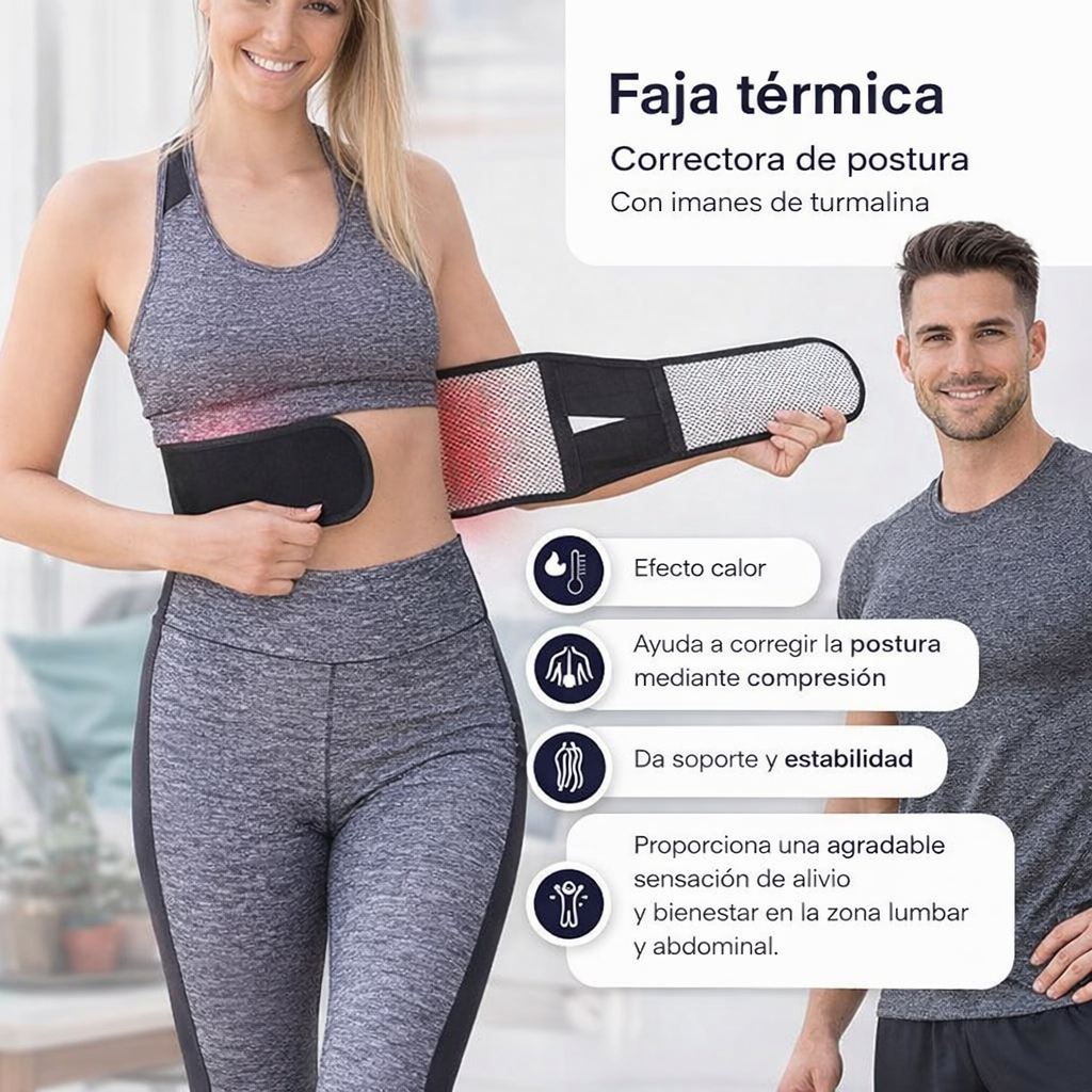 LuminaBack - Personalisierter Wärme-Therapiegürtel für langanhaltende Linderung im unteren Rückenbereich
