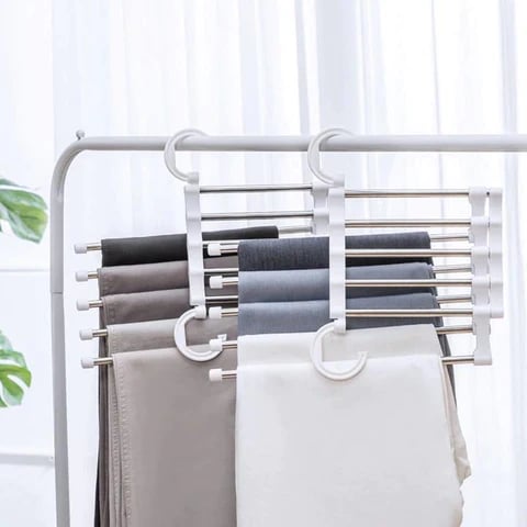 Multirack™ | 5-in-1 Magic Pants Rack - Set of 2