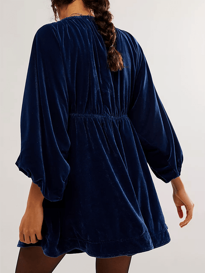 Velvet Vibe™ | Velvet mini dress
