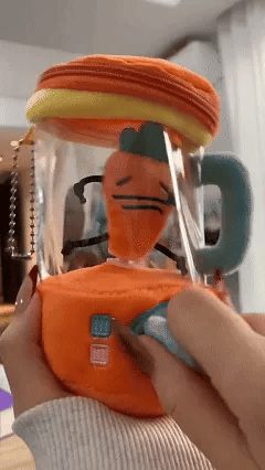 PlushPress™ | Cartoon Plush Doll Toy Carrot Juicer Shape Decorations