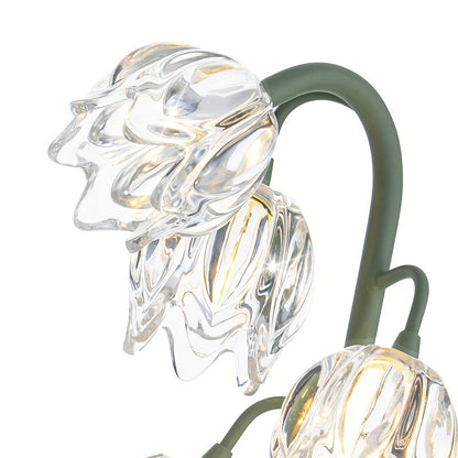 Moderne Blumen-LED-Tischlampe für stilvolle Wohnkultur