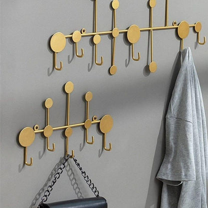 Minimalistische moderne Wandhaken für stilvolle Heimorganisation
