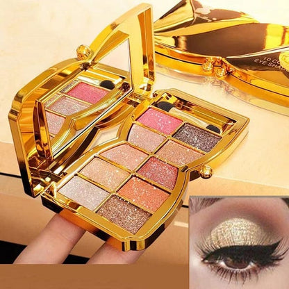 ShimmerGlam™ | 10 Colors Sparkle Shimmer Eyeshadow Palette