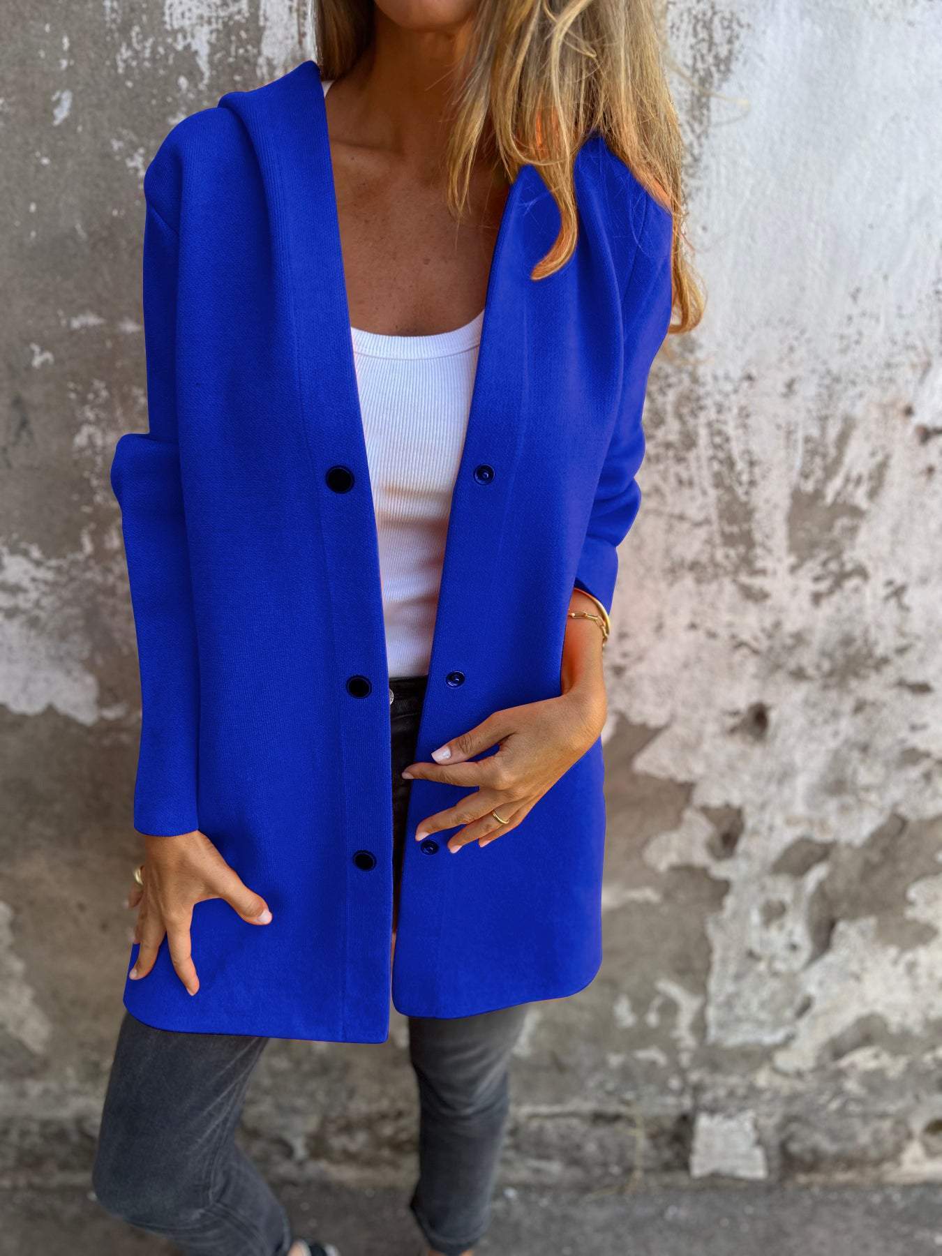50% off | TrailBlazer™ - Casual single-breasted blazer with hood [Last day discount] 