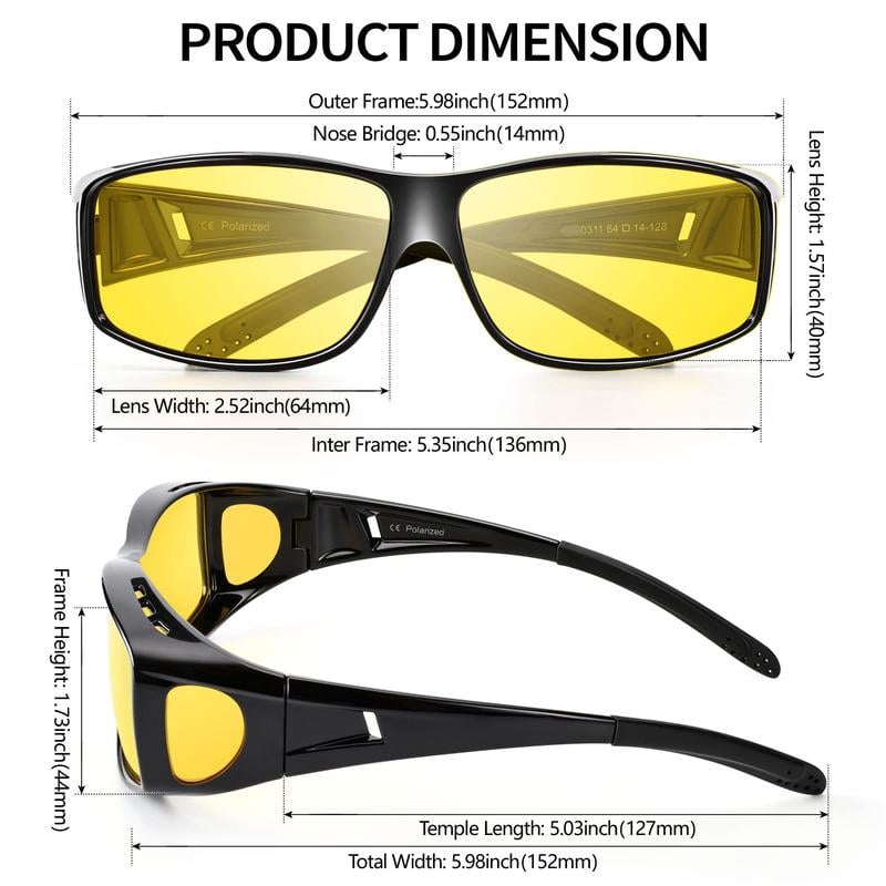 DarkVision™ - Blendfreie Nachtfahrbrille