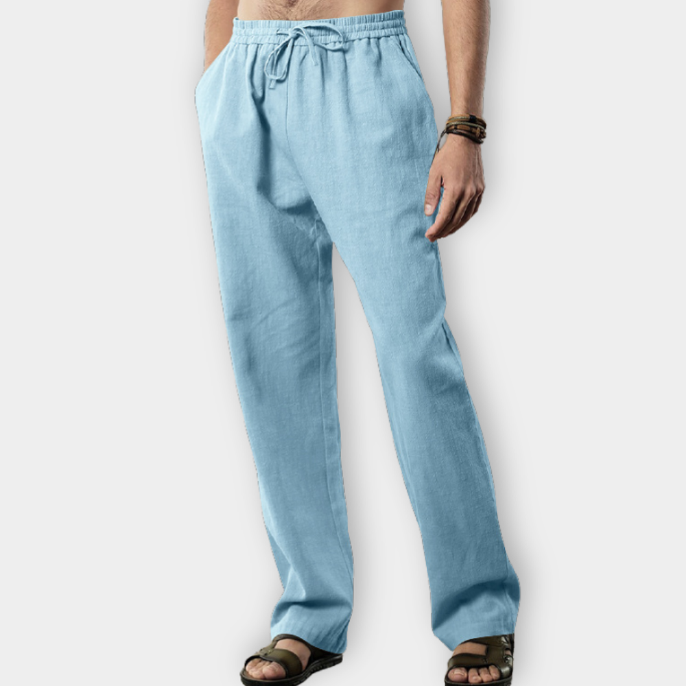 JoelEase™ – Airy linen summer trousers
