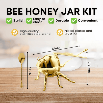50% RABATT | HoneyHive™ - Dekorativer Bienenförmiger Honigglasbehälter [Letzter Tag Rabatt]