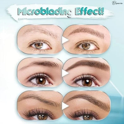 BrowFork™ – 3D Waterproof Eyebrow Pencil with 4-Prong Tip