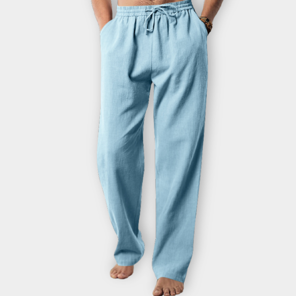 JoelEase™ – Airy linen summer trousers
