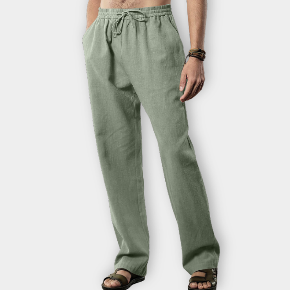 JoelEase™ – Airy linen summer trousers