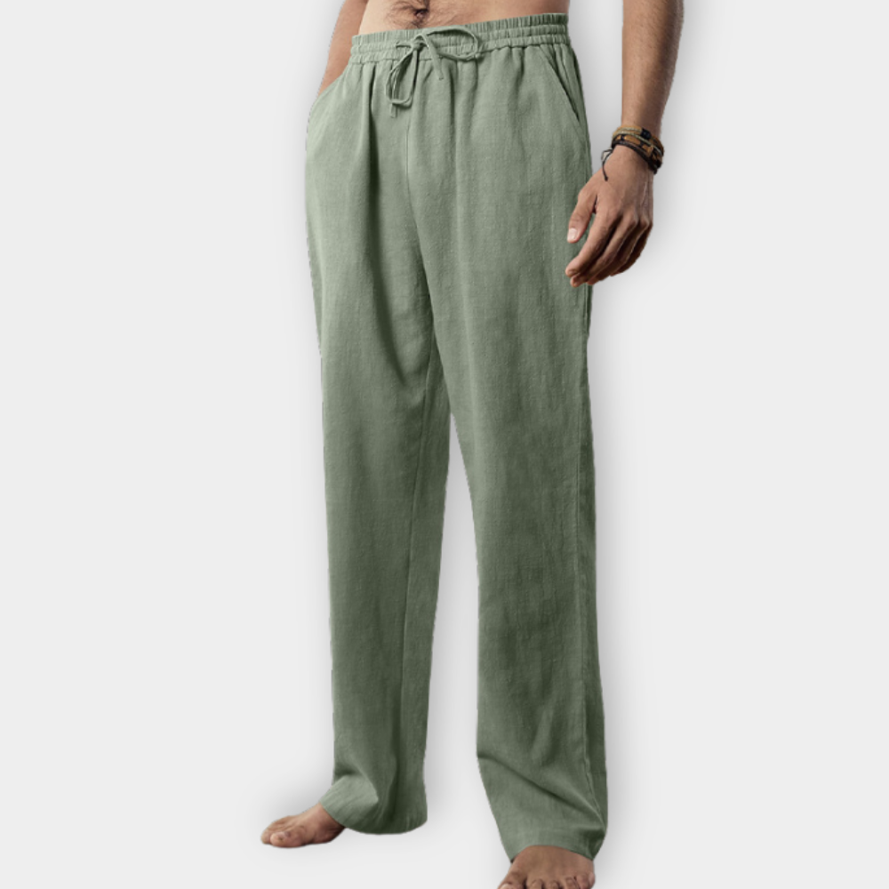 JoelEase™ – Airy linen summer trousers