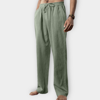 JoelEase™ – Airy linen summer trousers