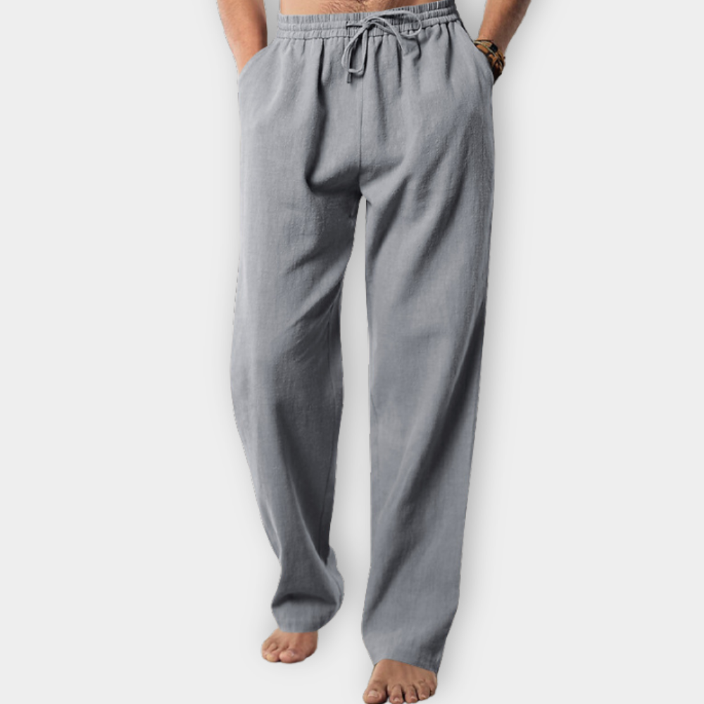 JoelEase™ – Airy linen summer trousers