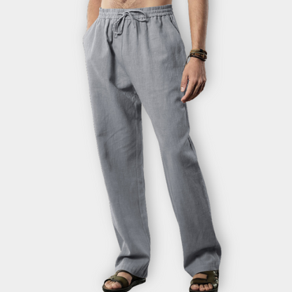 JoelEase™ – Airy linen summer trousers