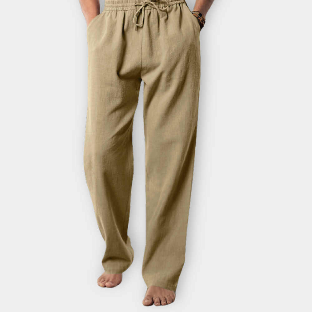 JoelEase™ – Airy linen summer trousers