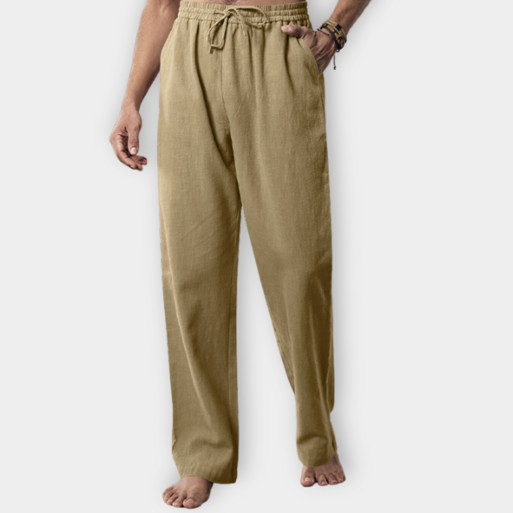 JoelEase™ – Airy linen summer trousers