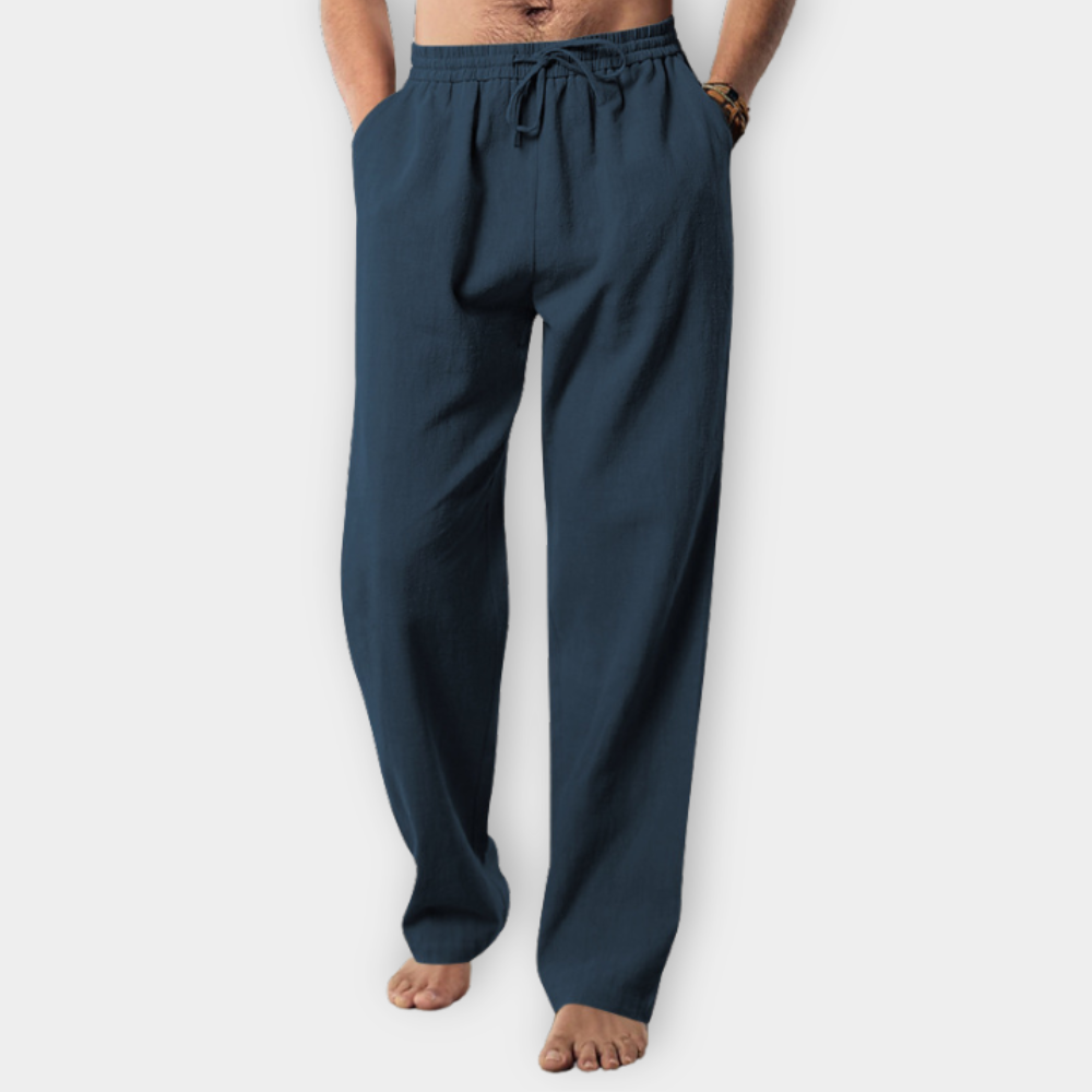JoelEase™ – Airy linen summer trousers