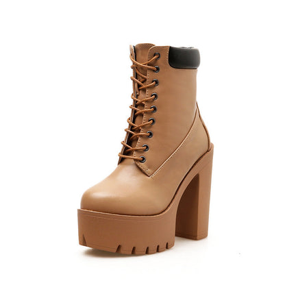 Modivy™ | Fashionable high-heeled ankle boots