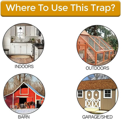 FlipLid™ – Effective mousetrap with flip lid