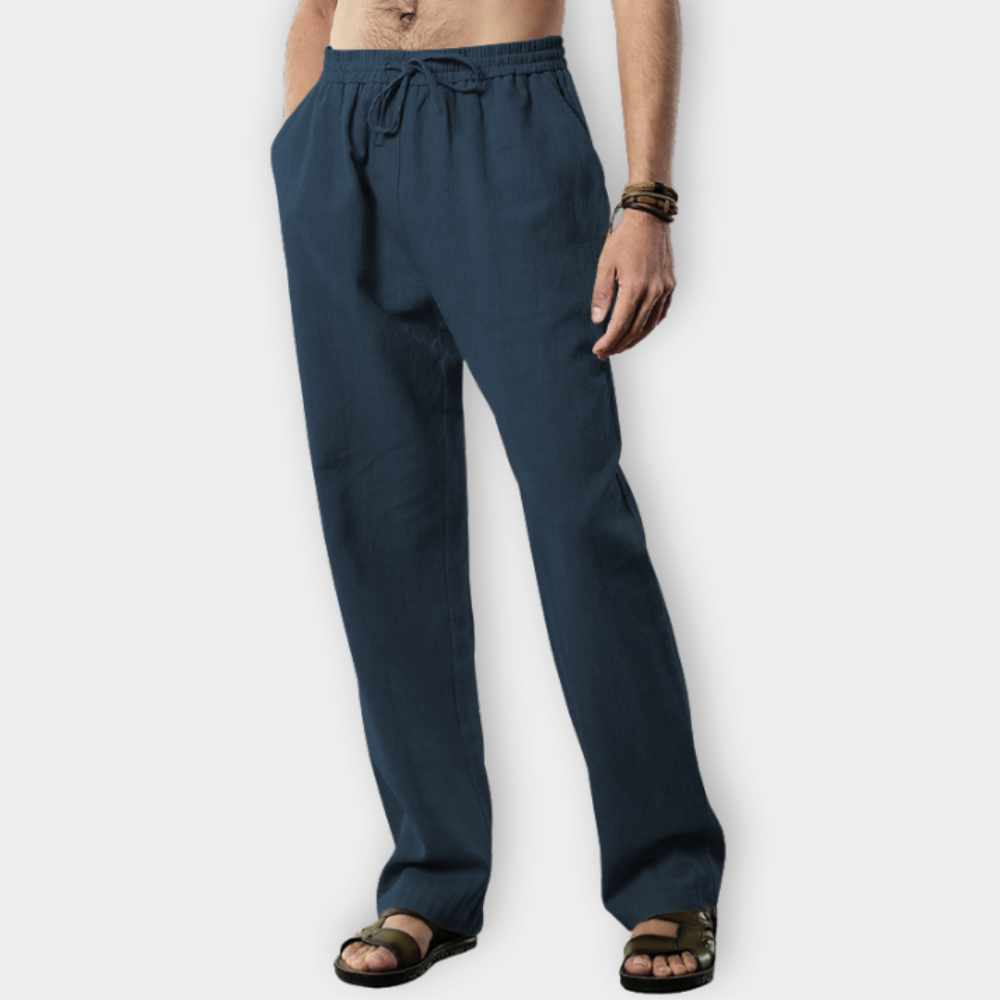 JoelEase™ – Airy linen summer trousers