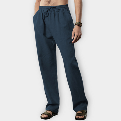 JoelEase™ – Airy linen summer trousers